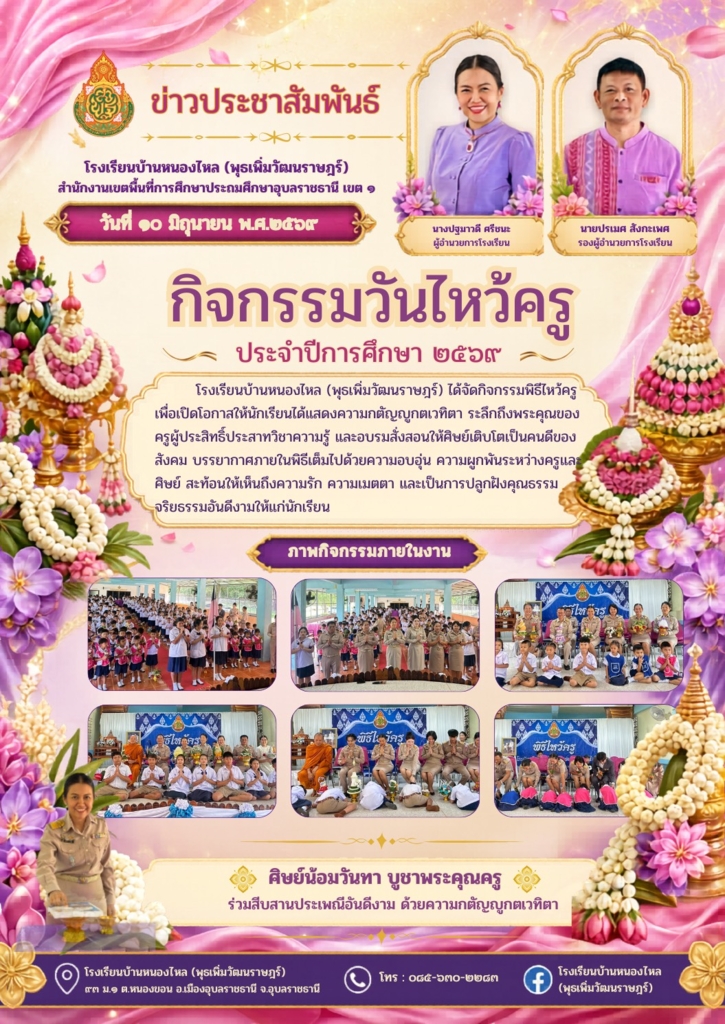 โรงเรียนบ้านหนองไหล (พุธเพิ่มวัฒนราษฏร์)